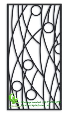 Καλή τιμή Πίνακα οθόνης κοπής λέιζερ από κράμα αλουμινίου με επικαλυμμένο με σκόνη φινίρισμα σε προσαρμοσμένα χρώματα RAL για διακόσμηση παραθύρων σε απευθείας σύνδεση