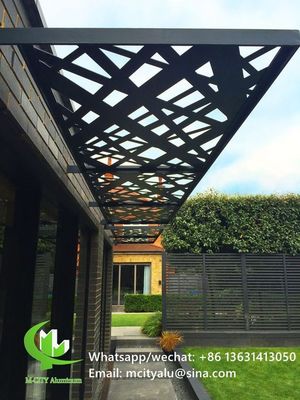 Καλή τιμή Πίνακας από αλουμίνιο με διάτρηση για σκιάση παραθύρων με φύλλο μετάλλου 3 mm με επίστρωση σκόνης σε απευθείας σύνδεση