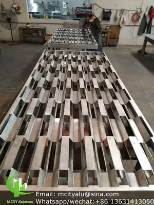 Καλή τιμή 2Πίνακα προσόψεως αλουμινίου με πάχος.5 mm, επικαλυμμένο με σκόνη, με προσαρμοσμένα μοτίβα για διακόσμηση τοίχων κουρτίνας σε απευθείας σύνδεση