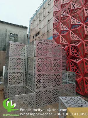 Καλή τιμή 2Πίνακα προσόψεως αλουμινίου με πάχος.5 mm, επικαλυμμένο με σκόνη, με προσαρμοσμένα μοτίβα για διακόσμηση τοίχων κουρτίνας σε απευθείας σύνδεση