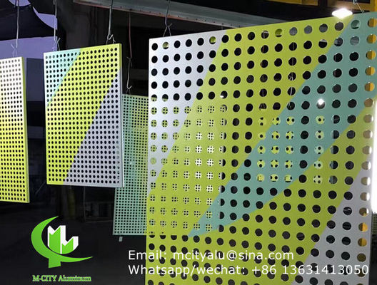 Καλή τιμή Προσαρμοσμένα Μοτίβα Πάνελ Αλουμινίου με Οπές Επένδυση Πρόσοψης με Επίστρωση Πούδρας 1000x2000mm σε απευθείας σύνδεση