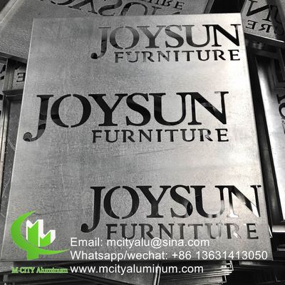 Καλή τιμή Πίνακα κοπής λέιζερ CNC από αλουμίνιο, επικαλυμμένο με σκόνη, με προσαρμόσιμα χρώματα RAL και 1000x2000mm τυπικό μέγεθος για διακόσμηση προσόφων σε απευθείας σύνδεση