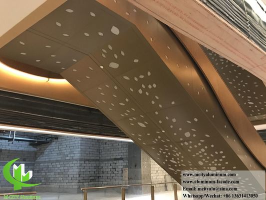 Καλή τιμή Διακοσμητικά πάνελ από αλουμίνιο με οθόνη μεταλλικής οθόνης με ελαστικό μοτίβο PVDF και προσαρμόσιμα σχέδια σε απευθείας σύνδεση