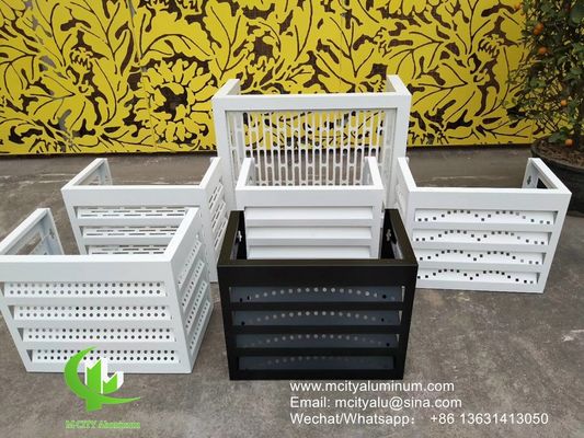 Καλή τιμή Προσαρμοσμένα CNC μοτίβα κάλυμμα AC αλουμινίου με επιφάνεια βαμμένη με πούδρα και τυπικό μέγεθος 1000x2000mm για επένδυση προσόψεων σε απευθείας σύνδεση