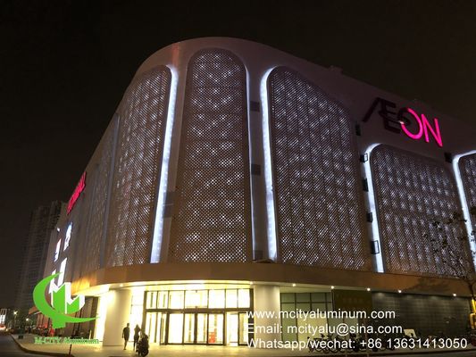 Καλή τιμή Αλουμινένιο διάτρητο πάνελ πρόσοψη τοίχου επένδυση πάνελ εξωτερική κάλυψη κτιρίου για κτίριο ή οροφή σε απευθείας σύνδεση