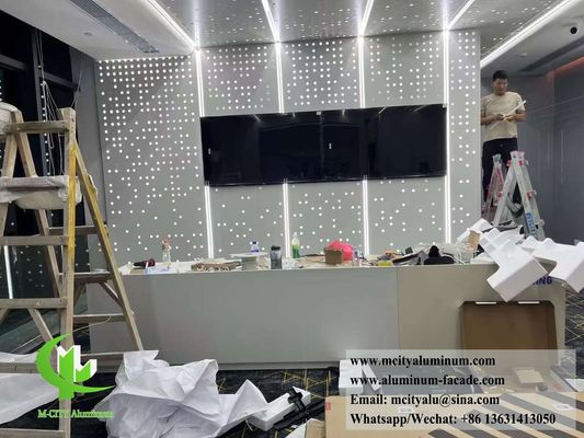 Καλή τιμή Πίνακα προσόψεως από διάτρητο αλουμίνιο 1200x2400mm CNC Laser Cut για αρχιτεκτονική μεταλλική επένδυση σε απευθείας σύνδεση