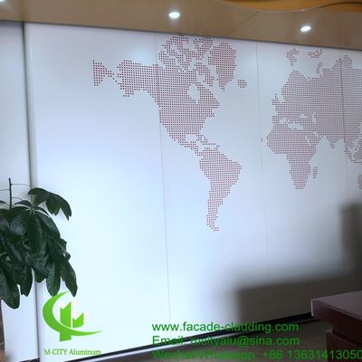 Καλή τιμή Περφορέ Πάνελ Αλουμινίου με Ηλεκτροστατική Βαφή σε Προσαρμοσμένα Χρώματα RAL για Επένδυση Προσόψεων σε Μέγεθος 1000x2000mm σε απευθείας σύνδεση