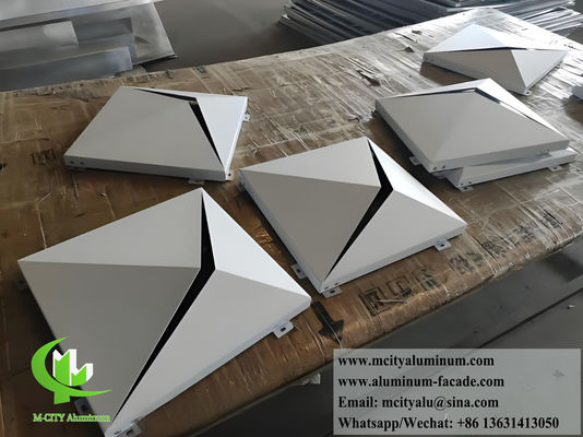 Καλή τιμή Προσαρμόσιμος σχεδιασμός 3D πάνελ επένδυσης αλουμινίου με επιφάνεια βαμμένη με πούδρα σε μέγεθος 1000x1000mm σε απευθείας σύνδεση