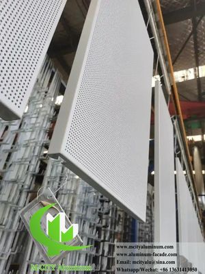 Καλή τιμή Αρχιτεκτονική μεταλλική οθόνη με επικάλυψη PVDF τύπου διάτρησης σε απευθείας σύνδεση