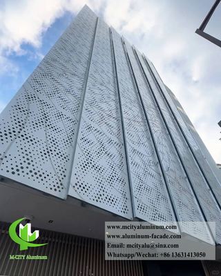 Καλή τιμή Perforated Aluminum Facade Wall Cladding Decoration σε απευθείας σύνδεση