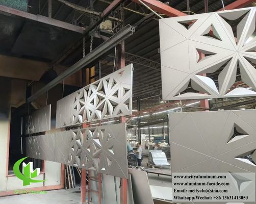 Καλή τιμή 5052 Περφορτισμένη επικάλυψη αλουμινίου από κράμα αλουμινίου με επικάλυψη PVDF και αναλογία ανοικτής επιφάνειας 35-45% σε απευθείας σύνδεση