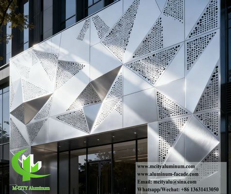 Καλή τιμή 3003 PVDF Προσαρμοσμένο σύστημα επένδυσης τοίχων με διάτρητες προσόψεις από κράμα αλουμινίου σε απευθείας σύνδεση