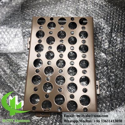 Καλή τιμή Περφόρμητη πρόσοψη από αλουμίνιο για εξωτερική επένδυση τοίχων σε σκόνη σε απευθείας σύνδεση