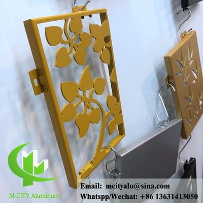 Καλή τιμή Πίνακα επένδυσης αλουμινίου με laser cut με βαφή PVDF και προσαρμόσιμα χρώματα RAL για προσόψεις και επένδυση τοίχων σε απευθείας σύνδεση