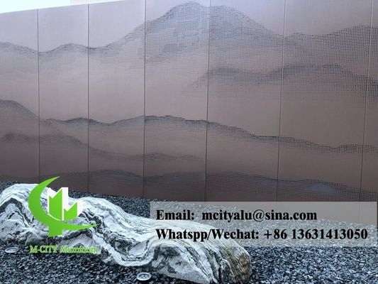 Καλή τιμή Προσαρμοσμένο σχέδιο, βαμμένο με πούδρα, διάτρητο πάνελ αλουμινίου για επένδυση προσόψεων 1000x2000mm σε απευθείας σύνδεση
