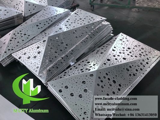 Καλή τιμή 3mm Powder Coated Laser Cut Aluminium Sheet για προσαρμοσμένη επισκευή αρχιτεκτονικής πρόσοψης σε απευθείας σύνδεση