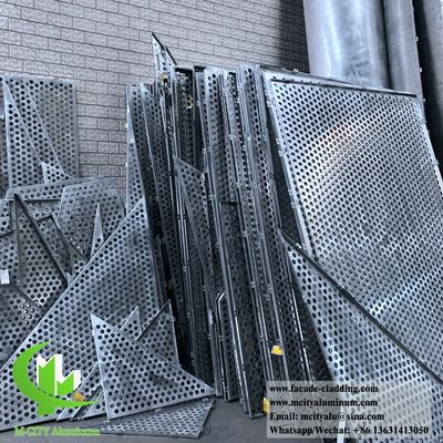 Καλή τιμή Πίνακας από τρυπένιο αλουμίνιο με CNC τρυπήματος με προσαρμοσμένα χρώματα RAL και πάχος 1,5 mm έως 10 mm για επένδυση προσόφων σε απευθείας σύνδεση