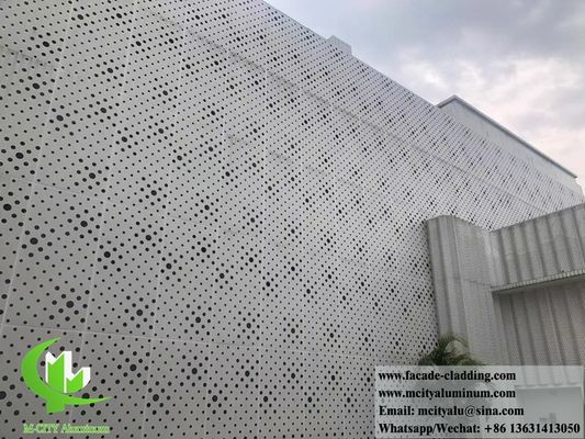 Καλή τιμή Προσαρμοσμένα χρώματα RAL CNC Laser Cut Perforated Aluminum Panel για επένδυση προσόφων με πάχος 1,5 mm έως 10 mm σε απευθείας σύνδεση