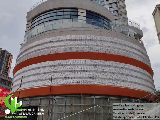 Καλή τιμή Προσαρμόσιμο πάνελ αλουμινίου με διάτρητη βαφή PVDF 1200x2000mm για επένδυση προσόψεων και κουφωμάτων σε απευθείας σύνδεση