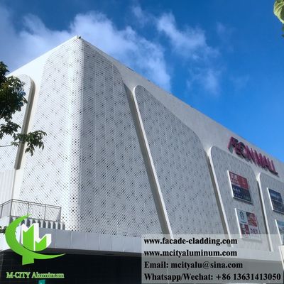 Καλή τιμή Τρυπές μεταλλικές προσόψεις με αλουμινένιο επένδυμα σε απευθείας σύνδεση