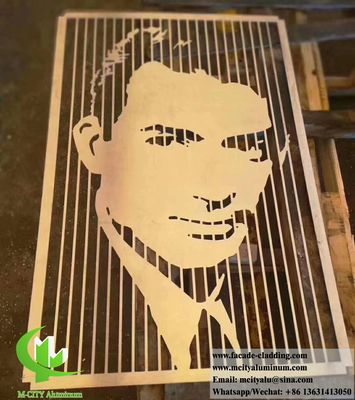 Καλή τιμή Τρίχωμα με λέιζερ με επένδυση μετάλλου, πλάκες αλουμινίου για διακόσμηση οθόνης με επένδυση τοίχου σε απευθείας σύνδεση