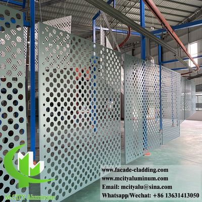 Καλή τιμή Προσαρμοσμένο μέγεθος Powder Coated CNC Laser Cutting Aluminum Cladding Panel για διακοσμητική διάτρητη προκάλυψη αλουμινίου σε απευθείας σύνδεση