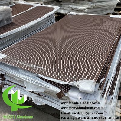 Καλή τιμή Πίνακα από διάτρητο μέταλλο που καλύπτεται με σκόνη με προσαρμοσμένα χρώματα RAL και μέγεθος 1000x2000mm για φράχτη κήπου σε απευθείας σύνδεση