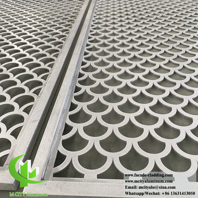 Καλή τιμή Περφορέ Λαμαρίνα Αλουμινίου Κομμένη με Λέιζερ με 15ετή Εγγύηση Χρώματος και Προσαρμοσμένα Χρώματα RAL σε απευθείας σύνδεση