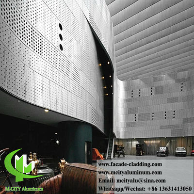 Καλή τιμή Περφορέ Πάνελ Αλουμινίου με Ηλεκτροστατική Βαφή και Προσαρμόσιμο Στρογγυλό Μοτίβο για Επένδυση Τοίχου σε Μέγεθος 1000x2000mm σε απευθείας σύνδεση