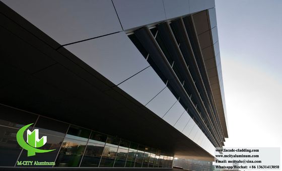 Καλή τιμή Πίνακα επένδυσης αλουμινίου 3mm πάχους PVDF με προσαρμοστικό σχεδιασμό για μεταλλική πρόσοψη σε απευθείας σύνδεση