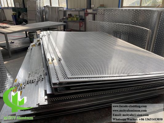 Καλή τιμή Χτυπήματα με μεταλλική επένδυση φύλλο αλουμινίου με διάτρητο μοτίβο για εξωτερική διακόσμηση συστήματος πρόσοψης σε απευθείας σύνδεση